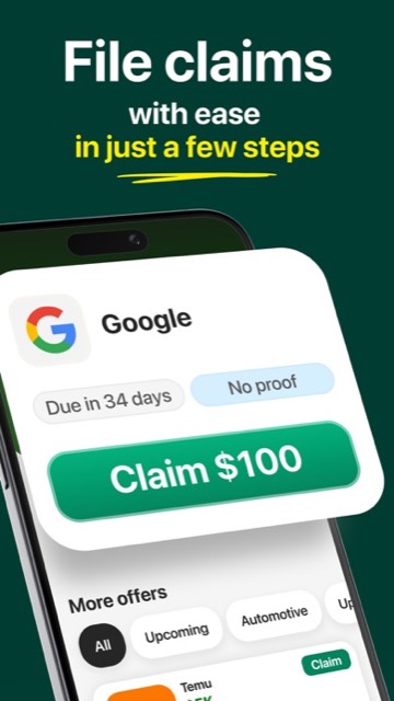 ClaimHunt – Claim Settlement — App Store screenshot 2