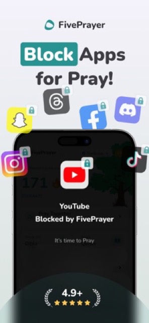 FivePrayer - Pray on Time — App Store screenshot 1