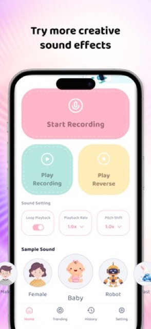 Reverse Audio: Funny Voice — App Store screenshot 3