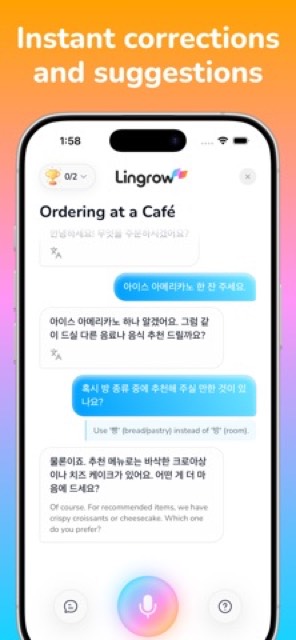 Lingrow - AI Language Learning — App Store screenshot 2