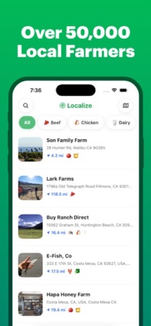 Localize - Farmers Market — App Store screenshot 2