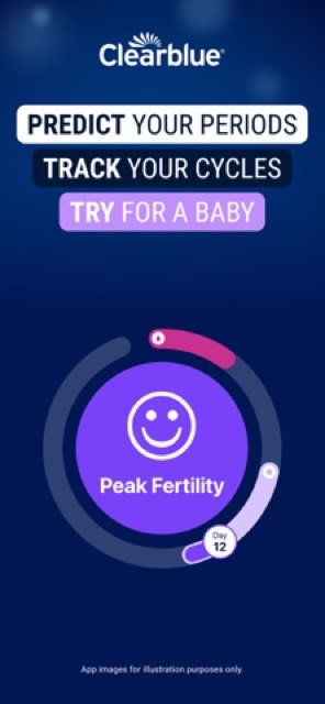 Clearblue Period Cycle Tracker — App Store screenshot 1