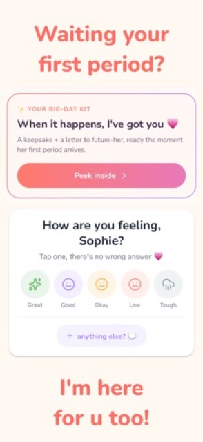 Soso: Tween Period Tracker — App Store screenshot 3