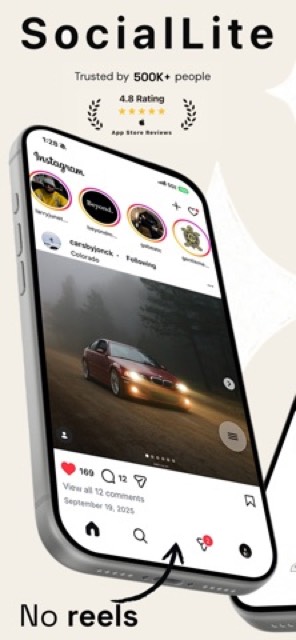 SocialLite-Block Reels&Shorts — App Store screenshot 1