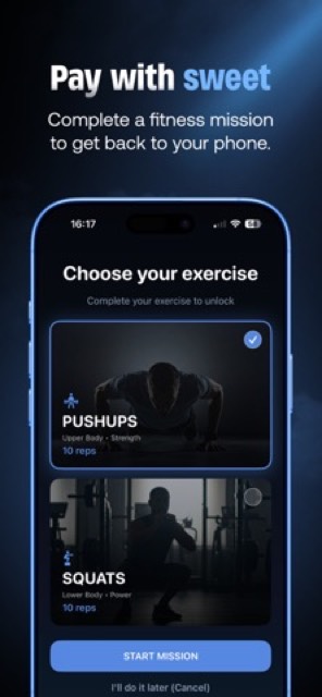 ScrollFit - PushUp App Blocker — App Store screenshot 2