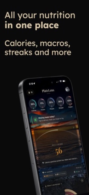 PlateLens: AI Calorie Counter — App Store screenshot 1