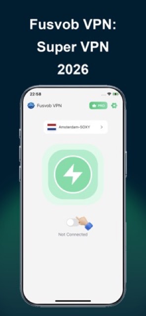 Fusvob VPN : Super VPN 2026 — App Store screenshot 1
