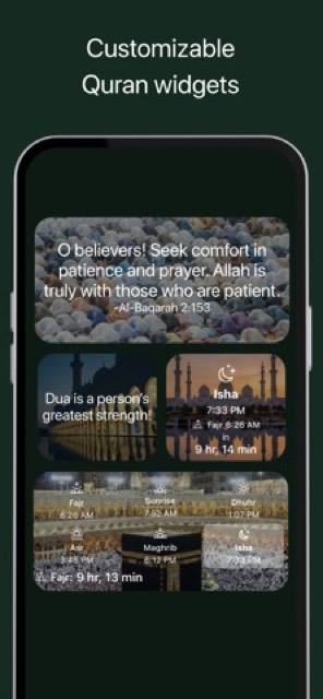 Quran Widgets: Verses & Duas — App Store screenshot 3