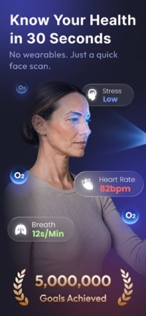 VitalScan: Wellness Mirror — App Store screenshot 1