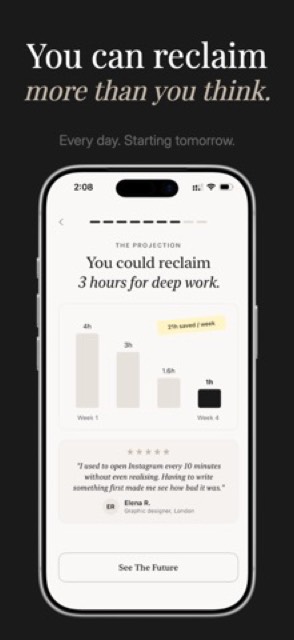Sentence: Screen Time Control — App Store screenshot 4