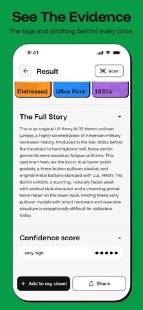 Bidstitch: Vintage Scanner — App Store screenshot 4