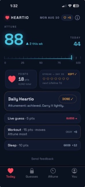 Heartio: Heart Rate Awareness — App Store screenshot 1
