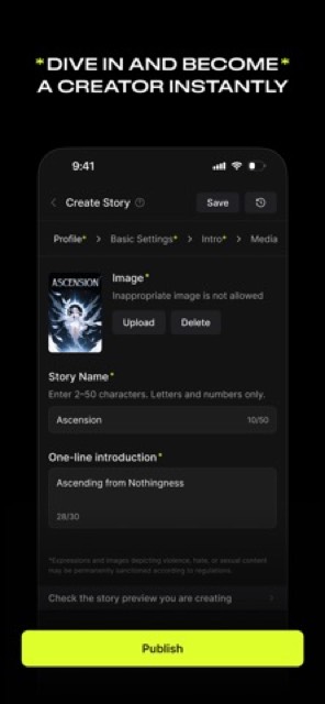 OOC: The Playable Anime — App Store screenshot 4