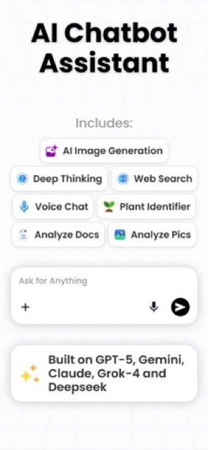 AI Chatbot: Ask AI Assistant 5 — App Store screenshot 1