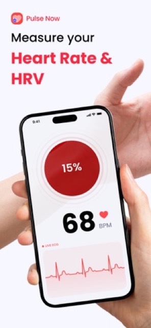 Pulse Now: Heart & BP Tracker — App Store screenshot 1