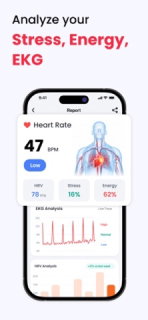 Pulse Now: Heart & BP Tracker — App Store screenshot 3
