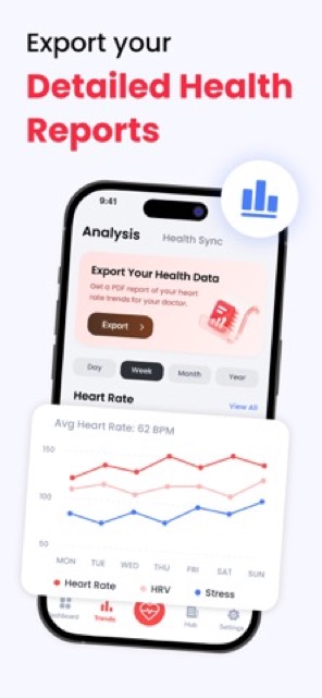 Pulse Now: Heart & BP Tracker — App Store screenshot 5