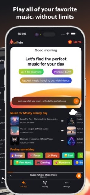 MusiTube: Your Music Streaming — App Store screenshot 2