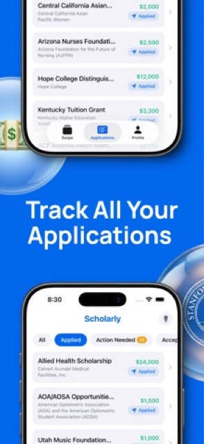 Scholarly - Swipe and Apply — App Store screenshot 3