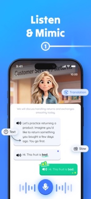 Talko: Learn English with AI — App Store screenshot 3