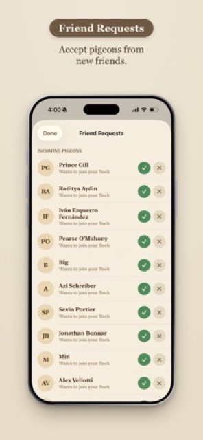 carrier pidge — App Store screenshot 3