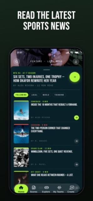 SportsBreak: Local Sports News — App Store screenshot 4