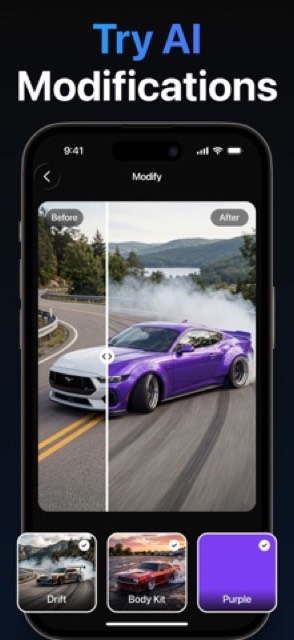 Modyfy: AI Car Designer — App Store screenshot 3