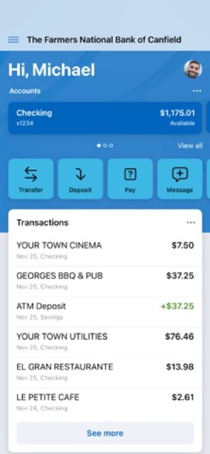 Farmers Nat'l Bank Canfield — App Store screenshot 2