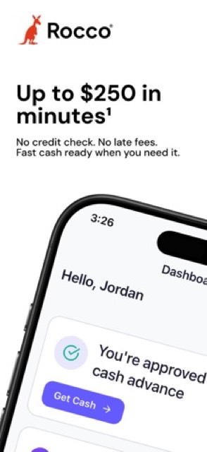 Rocco - Fast Cash Advance — App Store screenshot 1