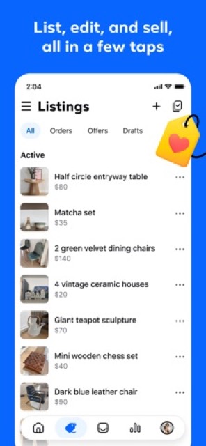 Seller, a Facebook app — App Store screenshot 2