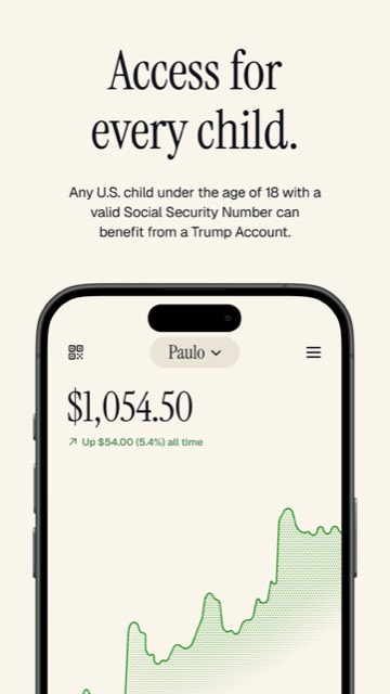 Trump Accounts: Official App — App Store screenshot 4