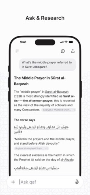 Qaf: Islamic AI — App Store screenshot 2