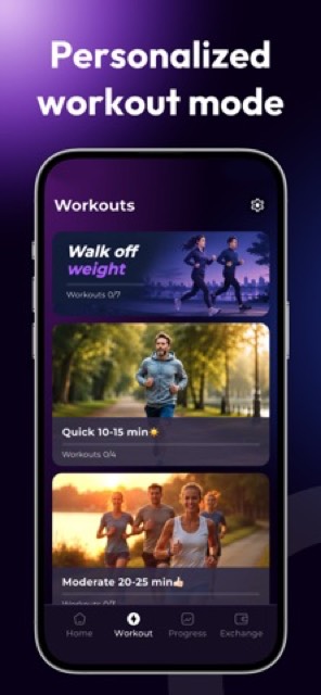 WalkRuns-Walking Weight Loss — App Store screenshot 4