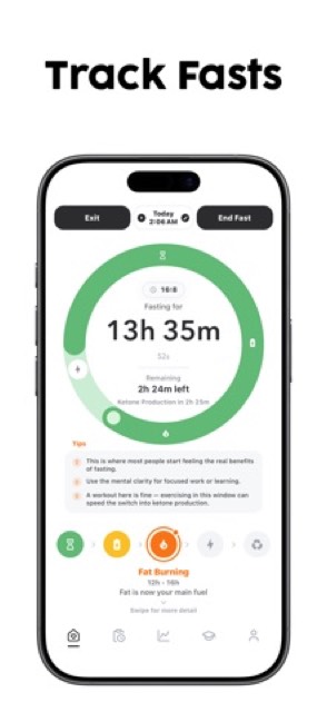 FastIQ: Fasting & Calorie AI — App Store screenshot 3