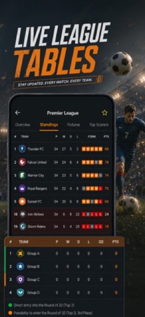 Live Score: Football Result — App Store screenshot 2