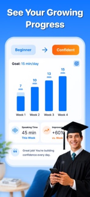 LearnUp: Speak & Learn English — App Store screenshot 3