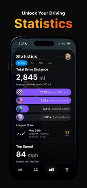 Wheelz - Speed & Drive Tracker — App Store screenshot 3