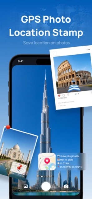 GeoScope: GPS Map Camera — App Store screenshot 3