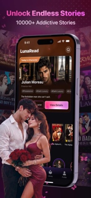 LunaRead: Romance & Fantasy — App Store screenshot 1