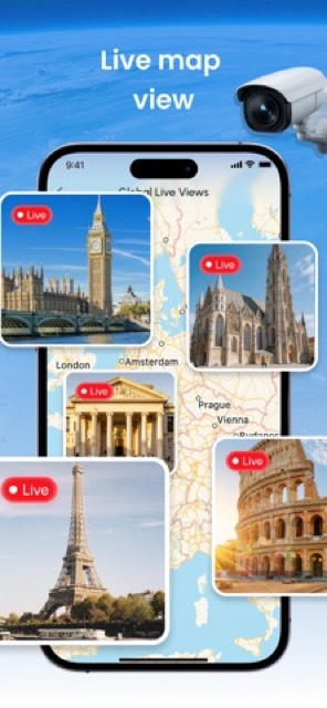 GlobeScope: GPS Map Camera — App Store screenshot 1