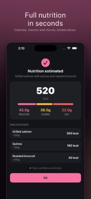 Free Food AI: Calorie Counter — App Store screenshot 3
