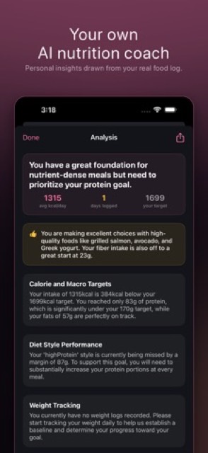 Free Food AI: Calorie Counter — App Store screenshot 5