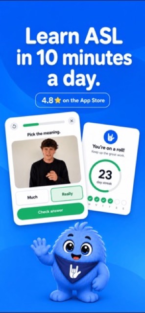 Ziggy: Learn ASL Sign Language — App Store screenshot 1
