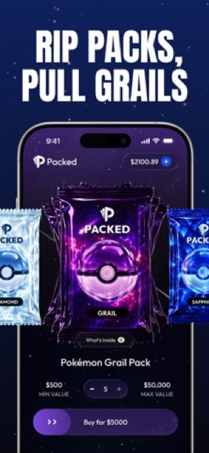 Packed: Rip Packs, Pull Grails — App Store screenshot 1