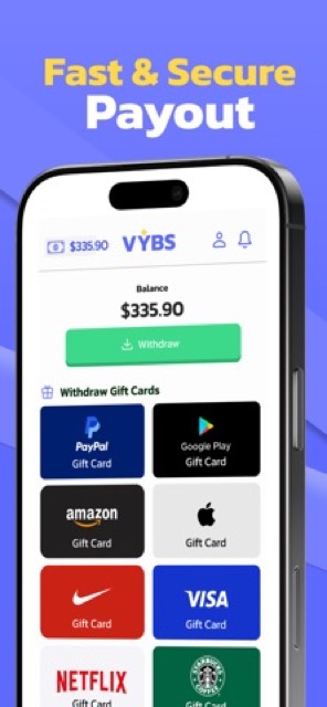 VYBS Steps: Walk & Earn — App Store screenshot 3