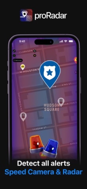 proRadar・Radar & Speed Cameras — App Store screenshot 1