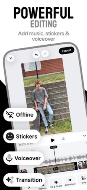 Video Editor: Reels & Shorts — App Store screenshot 3