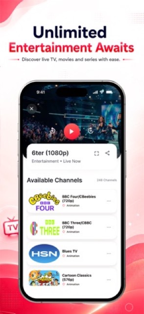 IPTV VisionX — App Store screenshot 3