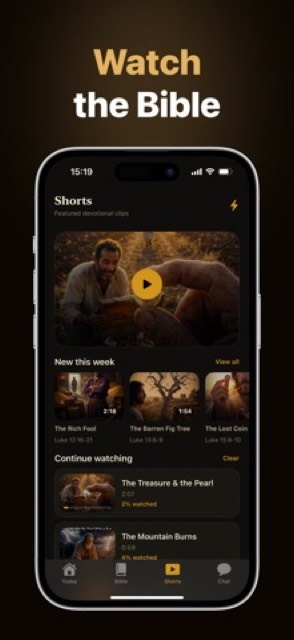 Bible Shorts: Watch & Study — App Store screenshot 3