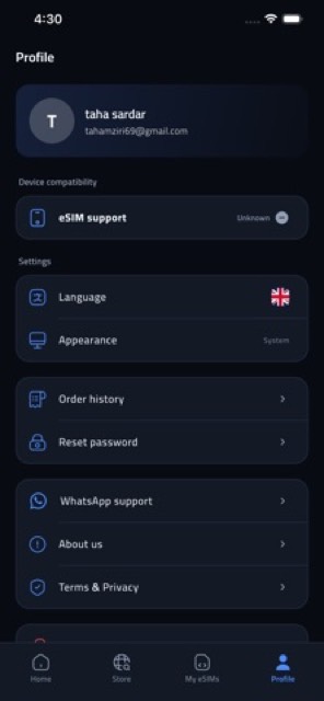 Omer eSIM — App Store screenshot 4